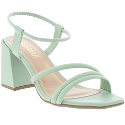 Compre Sandália Salto Grosso Baixa Vizzano Preto Online