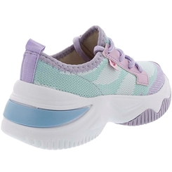 Tênis Infantil Molekinha Tecido Tie Dye Lilás