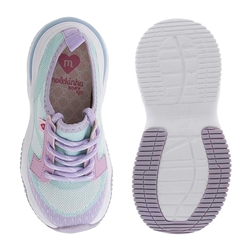 Tênis Infantil Molekinha Tecido Tie Dye Lilás