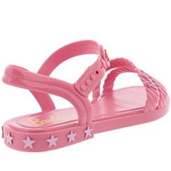Sandália Infantil Grendene Kids Barbie + Bolsa Candy Bag Feminina - Rosa