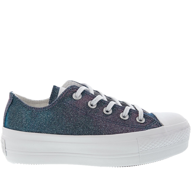 Tênis All Star Chuck Taylor Cano Alto Glitter Preto Feminino