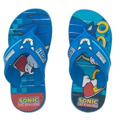 Chinelo Infantil Sonic Speed Azul