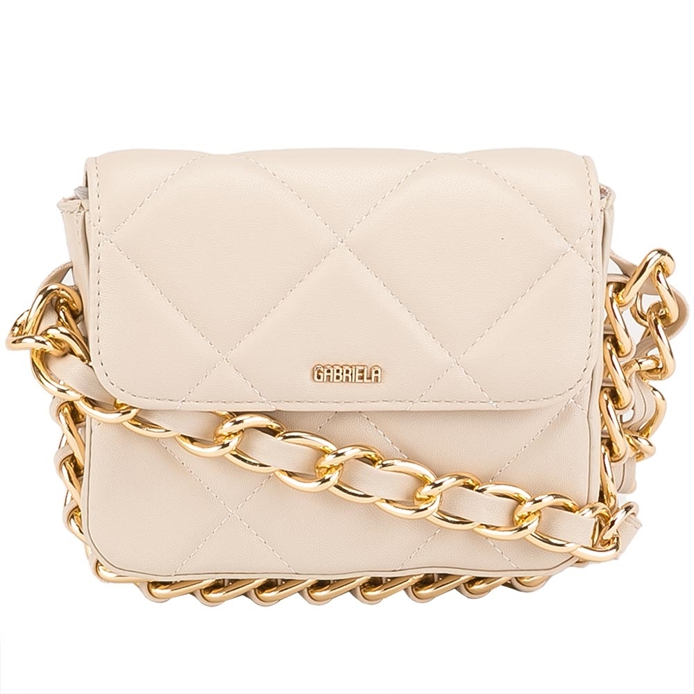beige satchel bolsa