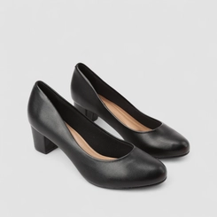 Scarpin Feminino Beira Rio Salto Bloco Preto