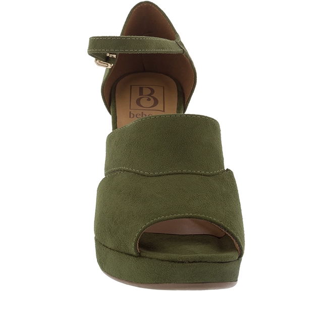 sandalia bebece verde militar