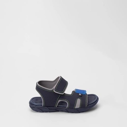 Papete Infantil Molekinho Detalhe Pespontos Azul & Marinho