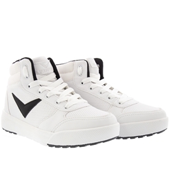Sapato branco masculino cano alto hot sale