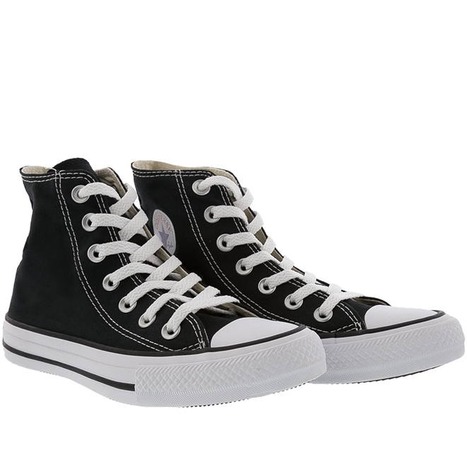 Tênis Infantil Converse All Star Chuck Taylor Cano Alto Preto