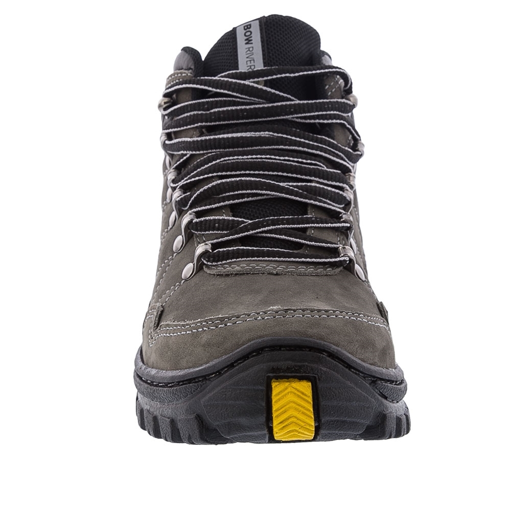 Bota Bow River Pró Terra Adventure Pespontos Nobuck Grafite Cinza