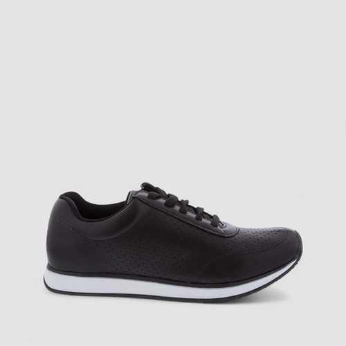 Tênis Via Marte Casual Feminino Perfuros Preto