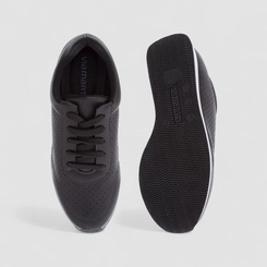 Tênis Via Marte Casual Feminino Perfuros Preto