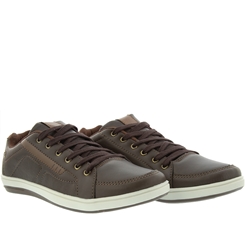 Sapatênis Infantil Vertus Pespontos Marrom