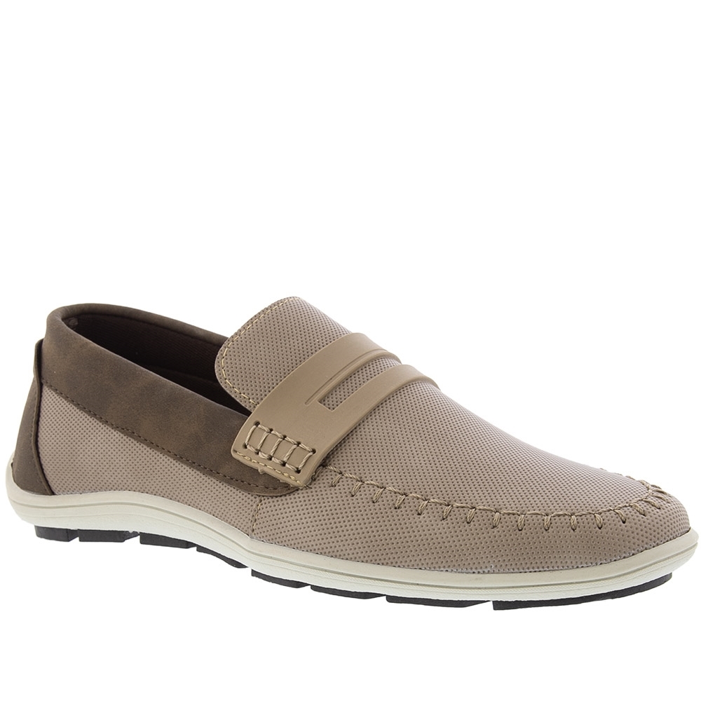 Mocassim Mule Woche Detalhe em Fivela Couro Marrom Marrom - Studio Z