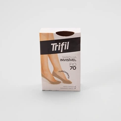 Meia Sapatilha Invisível Trifil Feminina Fio 70 Preto