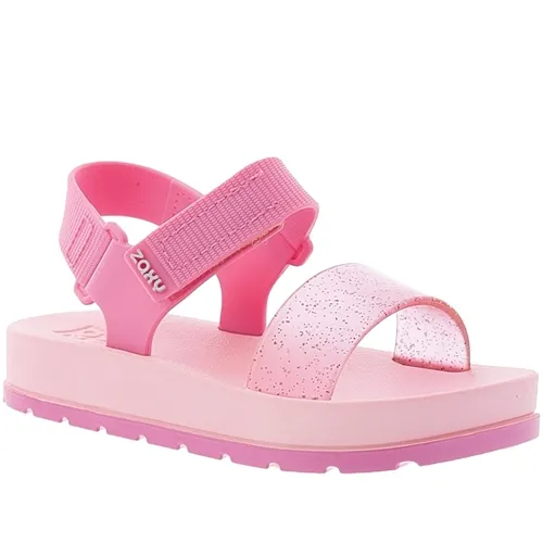 Papete Infantil Zaxy Nina Moderninha Flatform Glitter Rosa