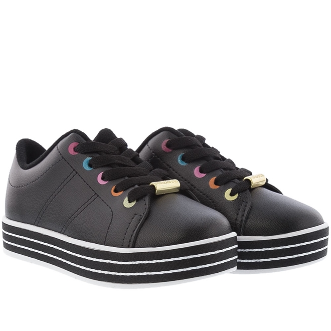 Tenis flatform cheap infantil molekinha