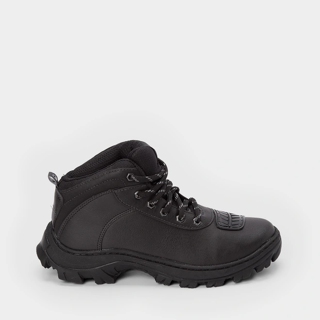 Bota Motociclista Masculina Bow River Protetor Marcha Preto