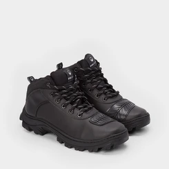 Bota Motociclista Masculina Bow River Protetor Marcha Preto