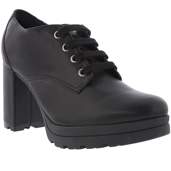 Oxford Meia Pata Feminino Bebec Preto STZ