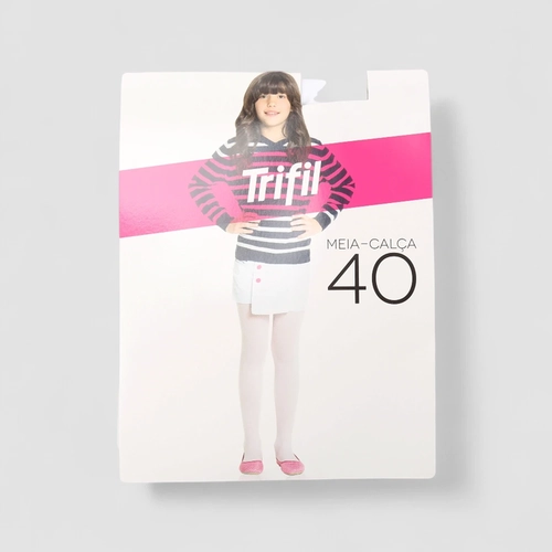 Meia-Calça Infantil Trifil Opaca P Fio 40 Branco