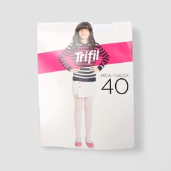 Meia-Calça Infantil Trifil G Fio 40 Branca