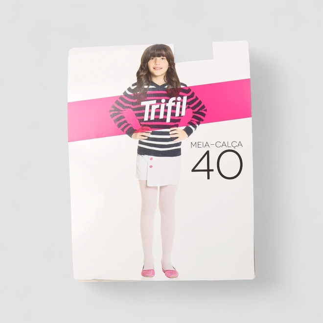 Meia-Calça Infantil Trifil Opaca M Fio 40 Preto