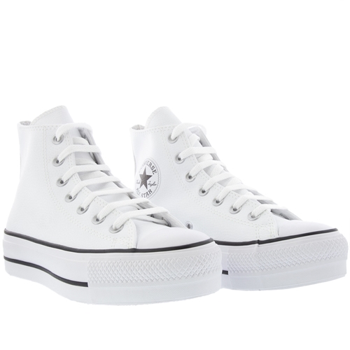 Tênis Converse All Star Cano Alto Monochrome - Branco - Vanda Calçados