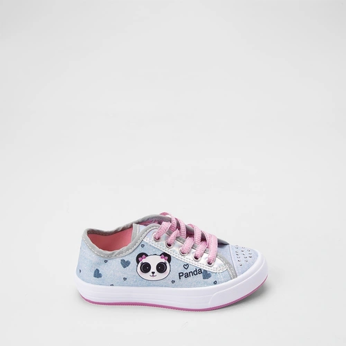 Tênis Infantil Gabrielinha Casual Pandinha Rosa & Azul