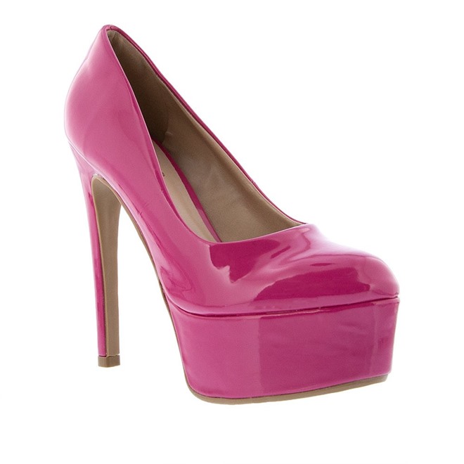 Scarpin best sale pink verniz