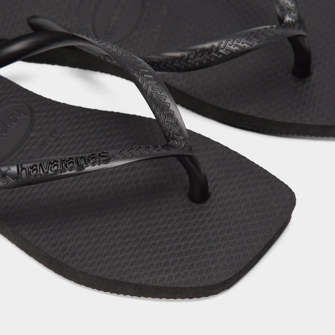 Chinelo Feminino Havaianas Slim Square Original Preto