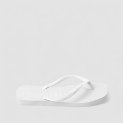 Chinelo Feminino Havaianas Slim Square Original Branco