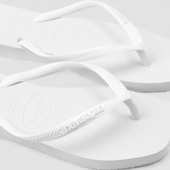 Chinelo Feminino Havaianas Slim Square Original Branco