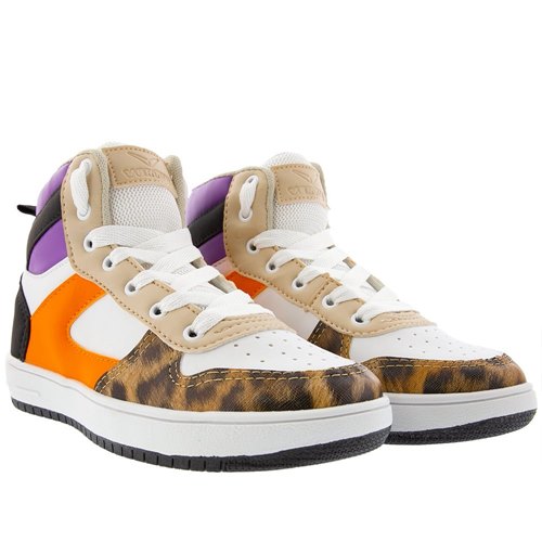 Tenis cano alto animal print new arrivals
