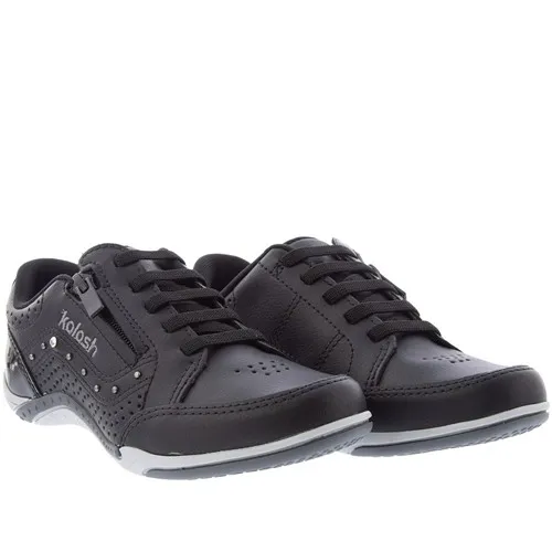 Tênis Kolosh Sport Style Hades GEL Feminino Zíper Preto