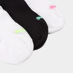 Kit Meia Sapatilha Puma 3 Pares 34-39 Branco & Preto