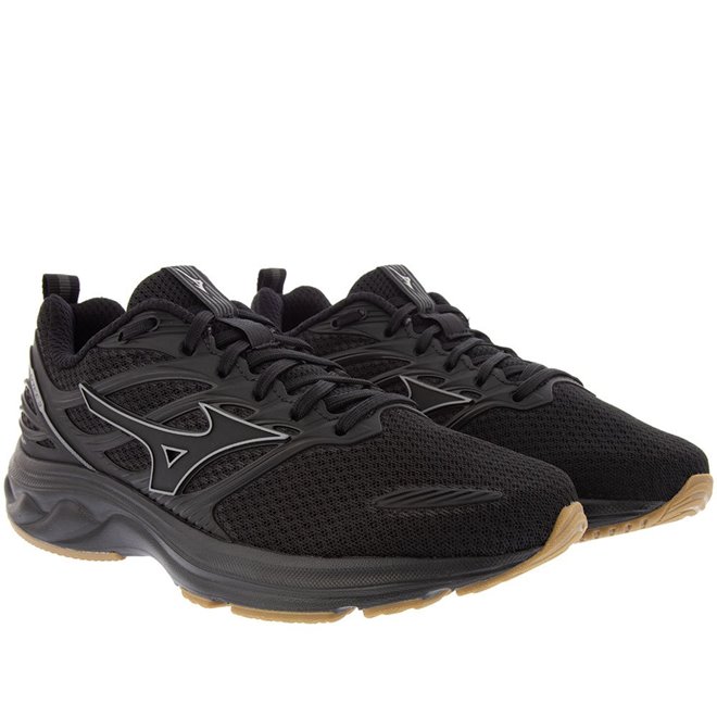 Mizuno todo preto sales feminino