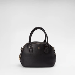 Bolsa Tote Pequena Gabriela Detalhe Tribal Preto