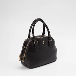 Bolsa Tote Pequena Gabriela Detalhe Tribal Preto