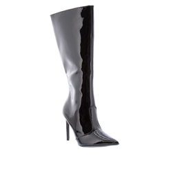 Bota verniz salto alto top