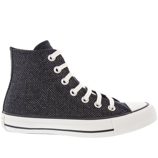 All star preto cano alto hot sale chuck taylor