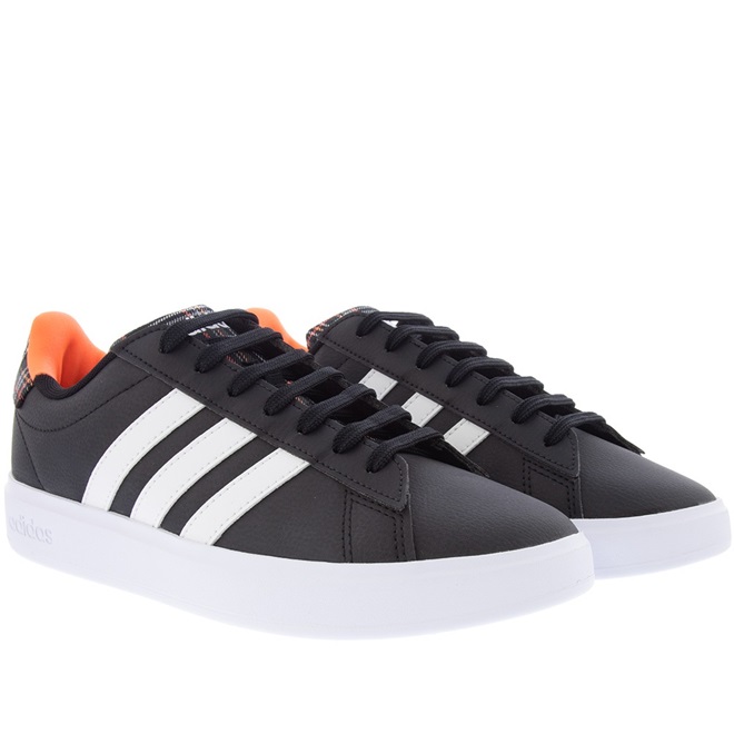 Tênis Adidas Grand Court 2.0 Street Masculino Xadrez Preto