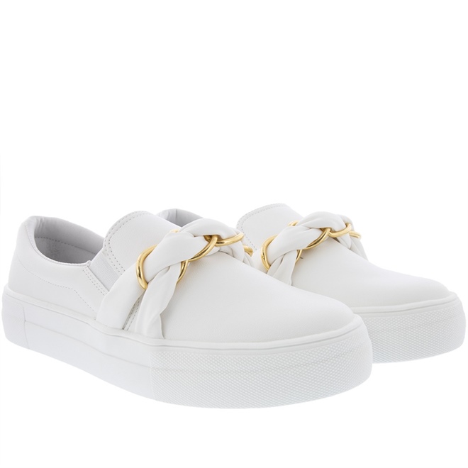 Tênis feminino flatform tressê bebecê store