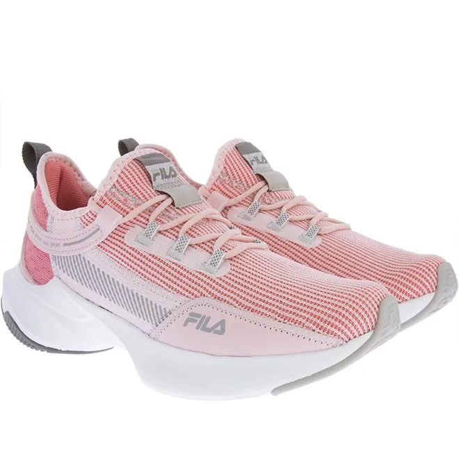 Fashion tenis feminino fila rose