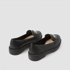 Mocassim Modare Ultraconforto Plataforma Fivela Preto