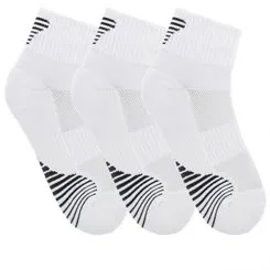 Kit Meia Cano Baixo Esportiva Cross Road 3 Pares 34-38 Branco