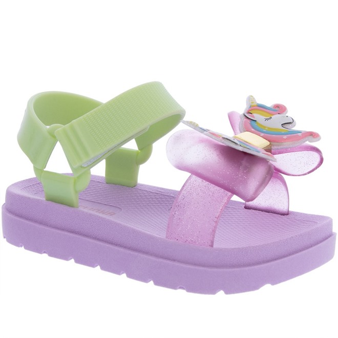 Sandália infantil unicórnio on sale