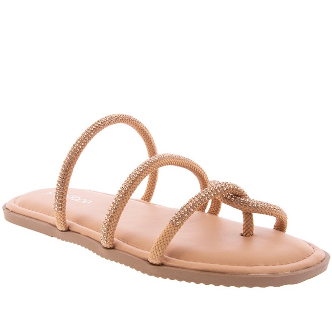 Rasteirinha rose gold sales