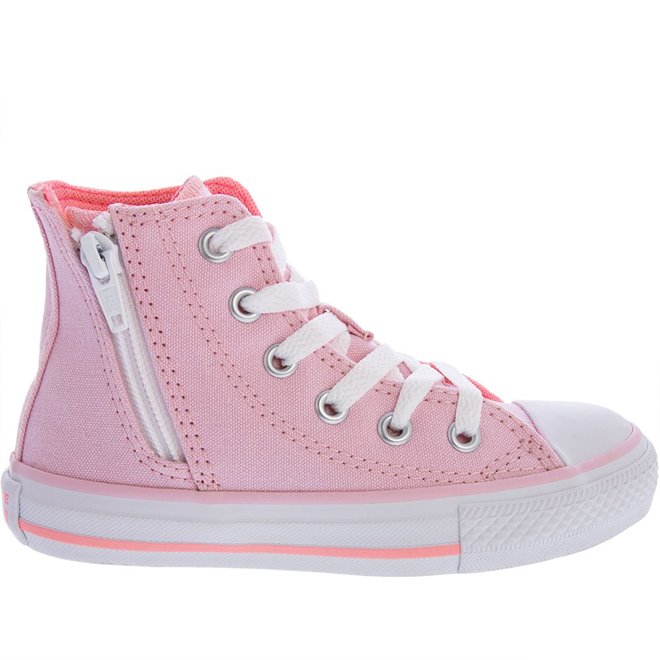 Tênis All Star Infantil Cano Alto Rosa Converse 19