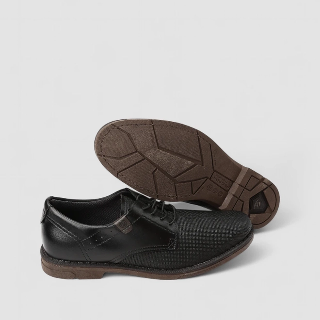 Sapato Casual Pegada Fibertech Fast Pin Preto