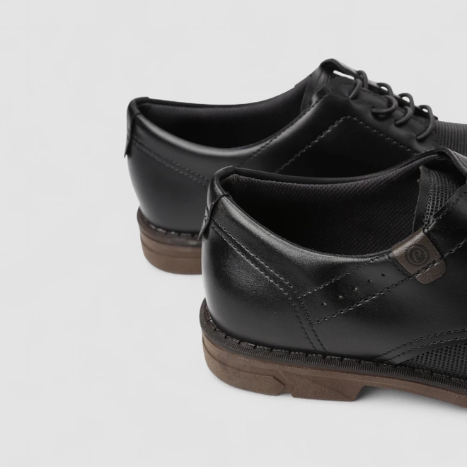 Sapato Casual Pegada Fibertech Fast Pin Preto